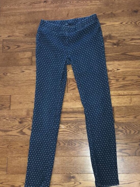 George Navy Polka Dot Stretch Leggings - Picture 3 of 6